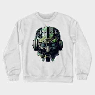 Camo Robot Head Crewneck Sweatshirt